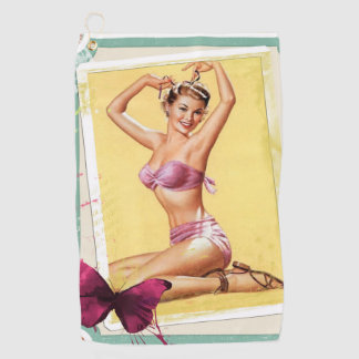 Pin Up Golf Towel