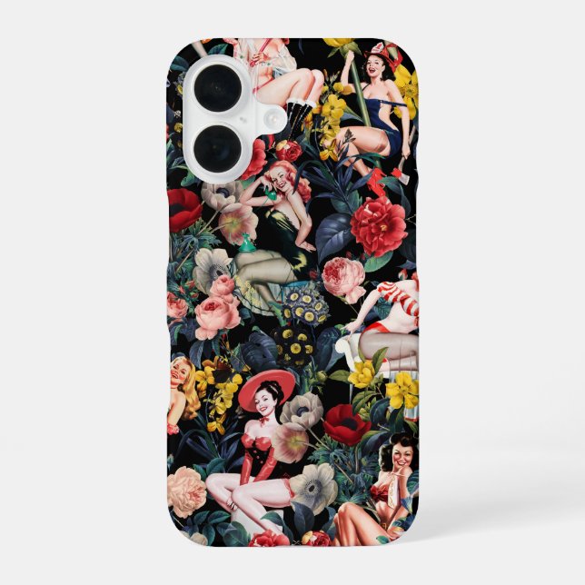 Pin-up III iPhone 16 Case (Back)