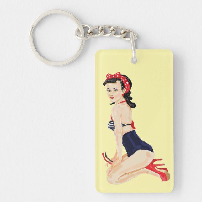Pin up  key ring (Front)