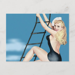 Pin-Up Postcard
