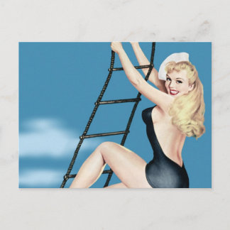 Pin-Up Postcard