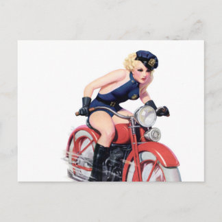 Pin-Up Postcard