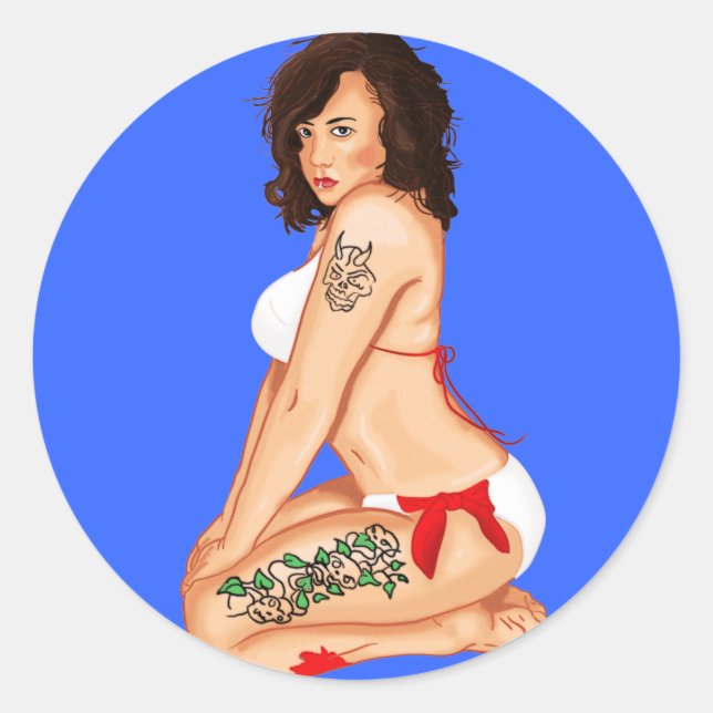 Pin-Up Sticker (Front)