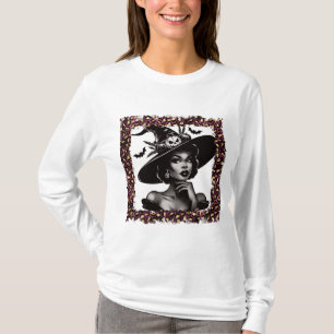 Pin-up Witch Halloween T-Shirt