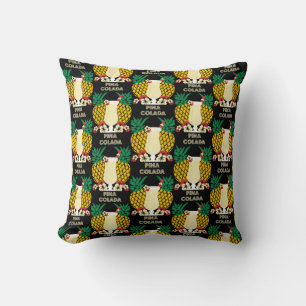 Piña Colada Cocktail Drink Cushion