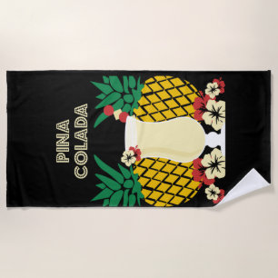 Piña Colada Cocktail Drink Gifts  Beach Towel