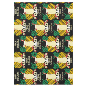 Piña Colada Cocktail Drink Tablecloth