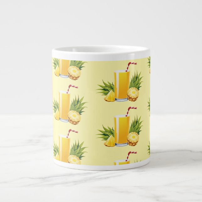 Pina Colada cocktail Large Coffee Mug (Front)