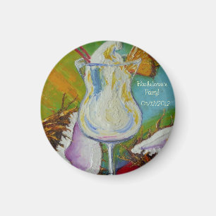 Piña Colada & Coconut Bachelorette Party Magnet