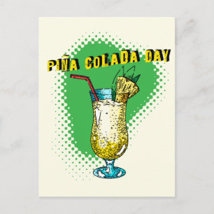 Pina Colada Day Postcard