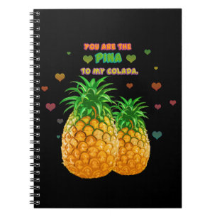 Pina Colada Pineapple Notebook