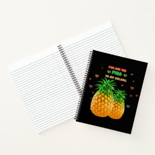 Pina Colada Pineapple Notebook