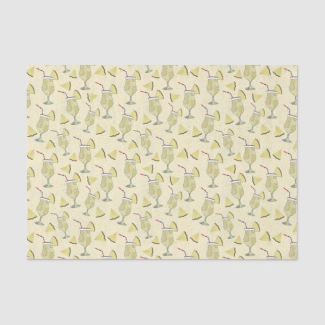 Pina Colada Tissue Paper (Front)