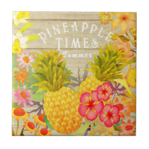 Pinapple Pine Ceramic Tile