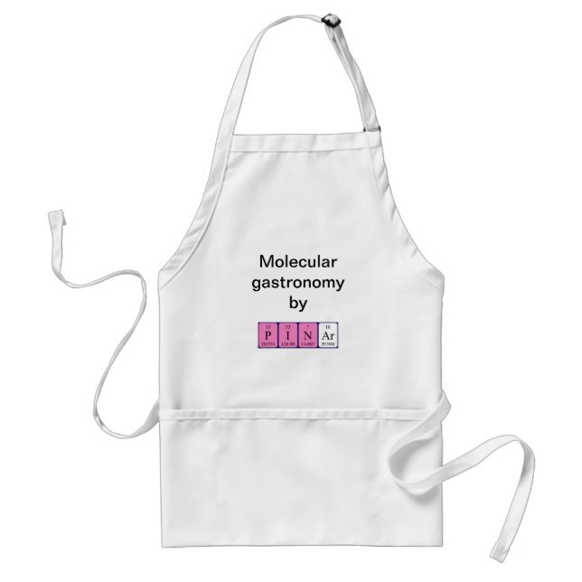 Pinar periodic table name apron (Front)