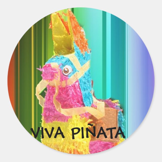 PINATA copy, VIVA PIÑATA Classic Round Sticker (Front)