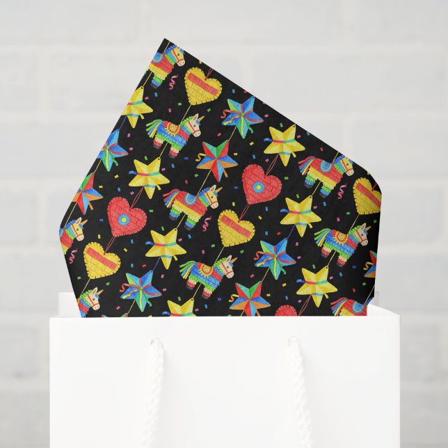 Piñata Decoupage Tissue Paper, Fiesta Paper (Gift Bag)