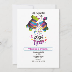 Piñata Party  Invitation