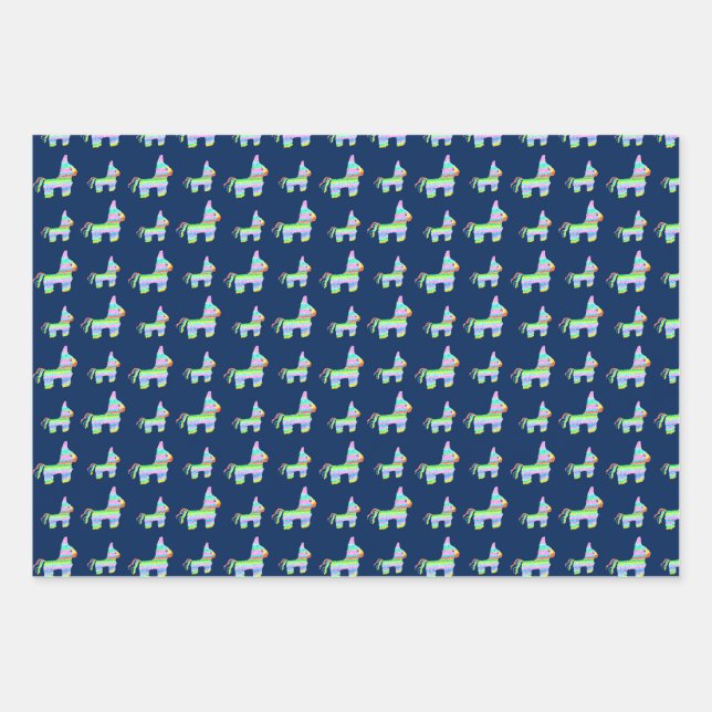 Pinatas Wrapping Paper Sheet (Front)