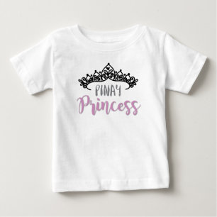 Pinay Princess with Tiara Baby T-Shirt