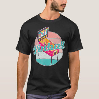 Pinball Ball Insert Coins Game Over Playing Arcade T-Shirt