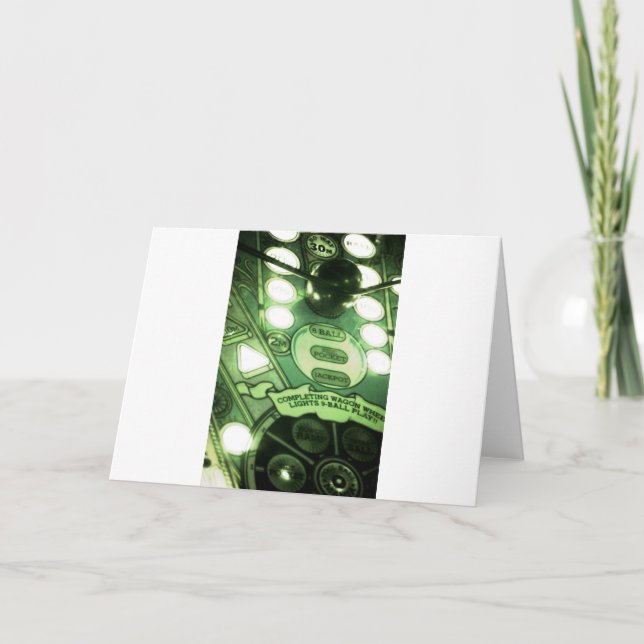 Pinball Card (Front)