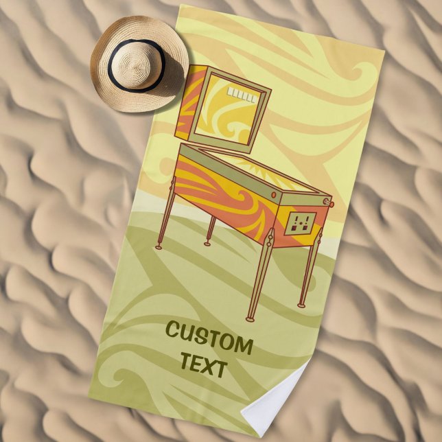 Pinball machine beach towel (Creator Uploaded)