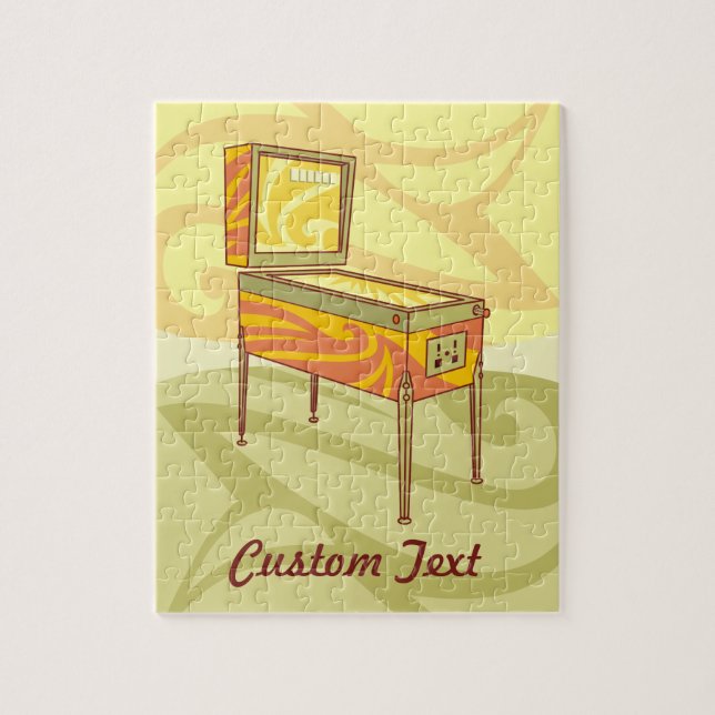 Pinball machine jigsaw puzzle (Vertical)