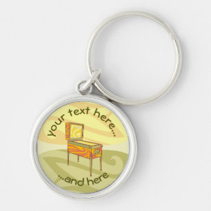 Pinball machine key ring