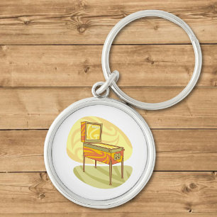 Pinball machine key ring