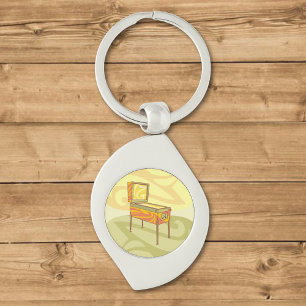 Pinball machine key ring