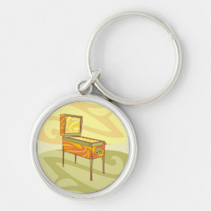 Pinball machine key ring