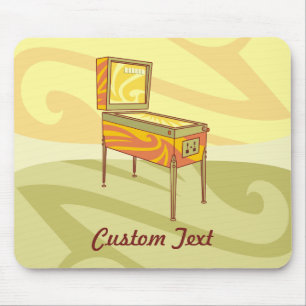 Pinball machine mouse pad