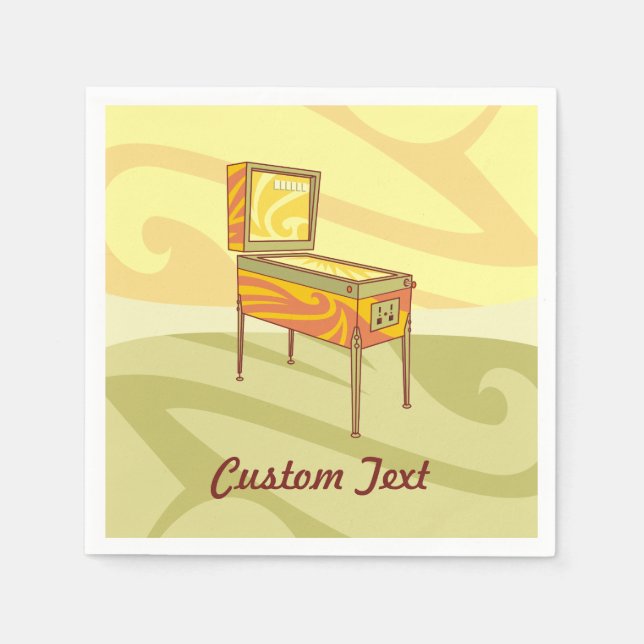 Pinball machine napkins (Front)