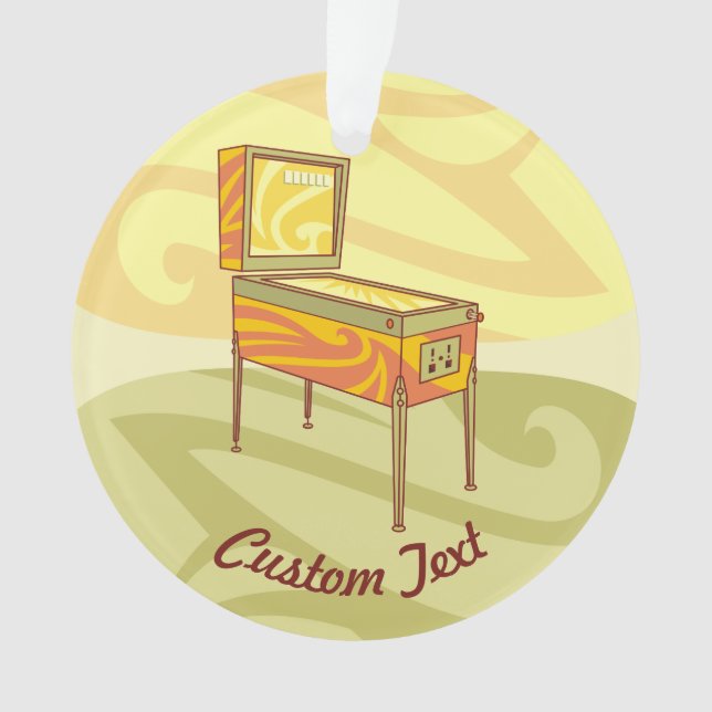 Pinball machine ornament (Front)