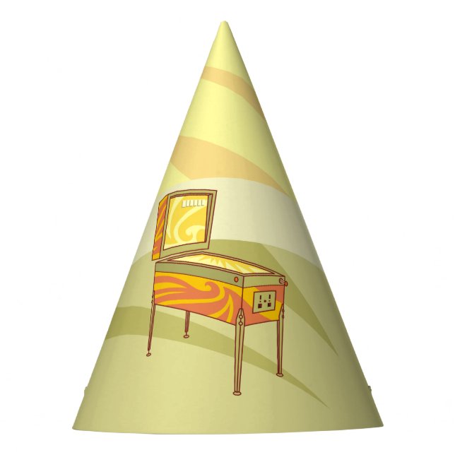 Pinball machine party hat (Front)