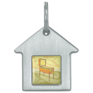 Pinball machine pet tag
