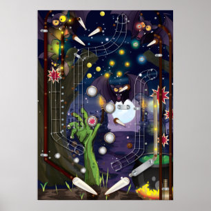 Pinball Machine Poster