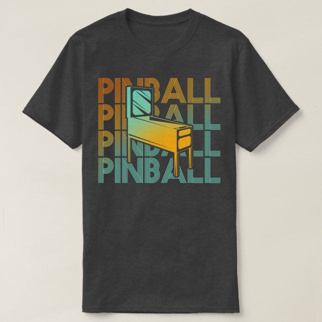 Pinball Machine T-Shirt (Design Front)