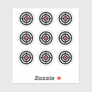 Pinball Machine Target Design Round Sticker