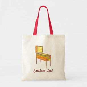 Pinball machine tote bag