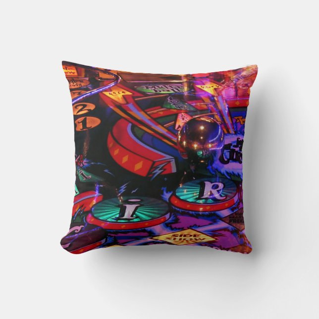 Pinball Pillow 5. (Front)