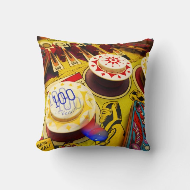 Pinball pillow. cushion (Front)