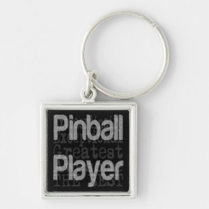 Pinball Player Extraordinaire Key Ring