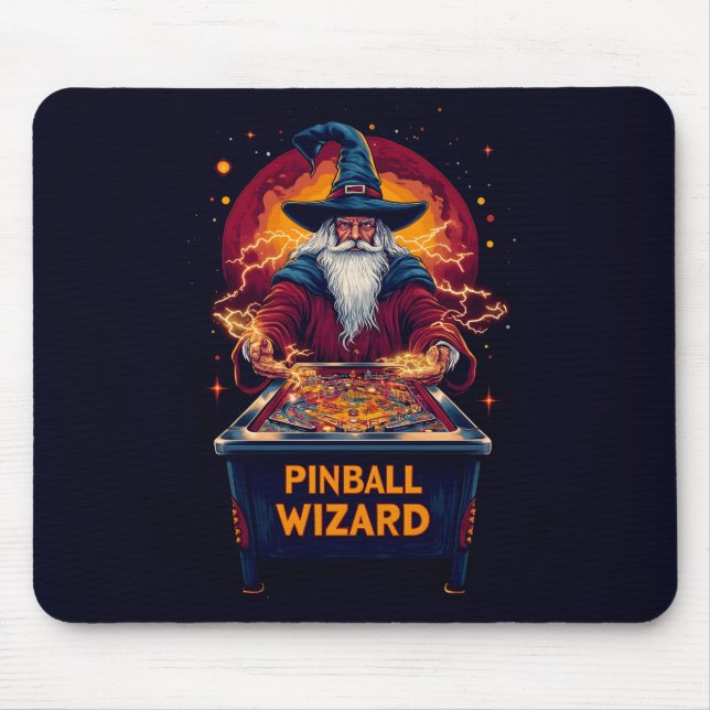 Pinball Player Non Slip Mousepad #17 (Front)