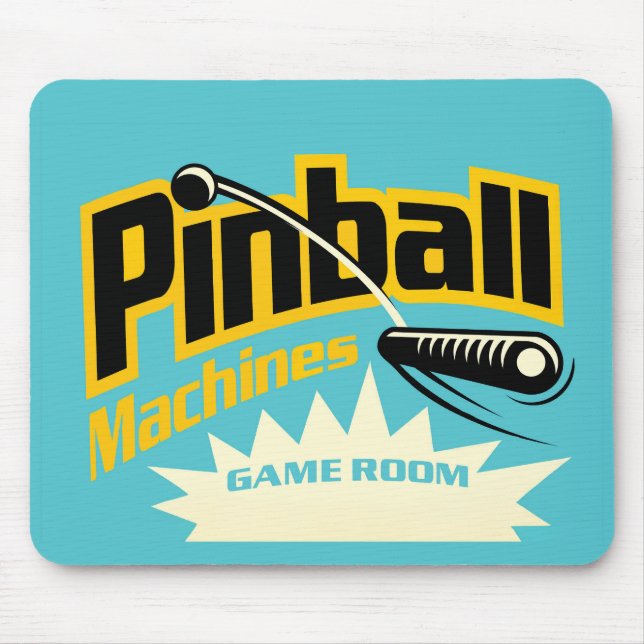 Pinball Player Non Slip Mousepad #33 (Front)