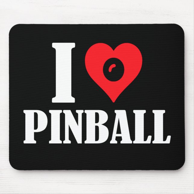 Pinball Player Non Slip Mousepad #5-4 (Front)