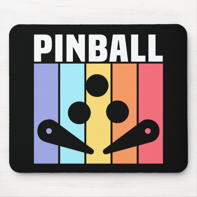 Pinball Player Non Slip Mousepad #6-2 (Front)