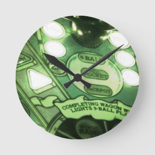 Pinball Round Clock
