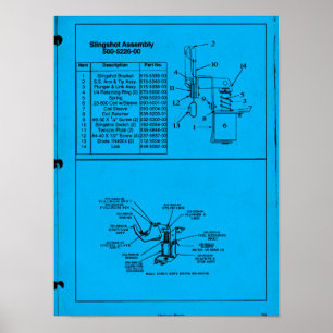 Pinball Slingshot Assembly Poster